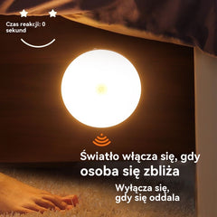 🏡【Kup 2, otrzymaj 2】💡Inteligentne światło LED wykrywające ruchy ciała człowieka, łatwe do ładowania i praktyczne