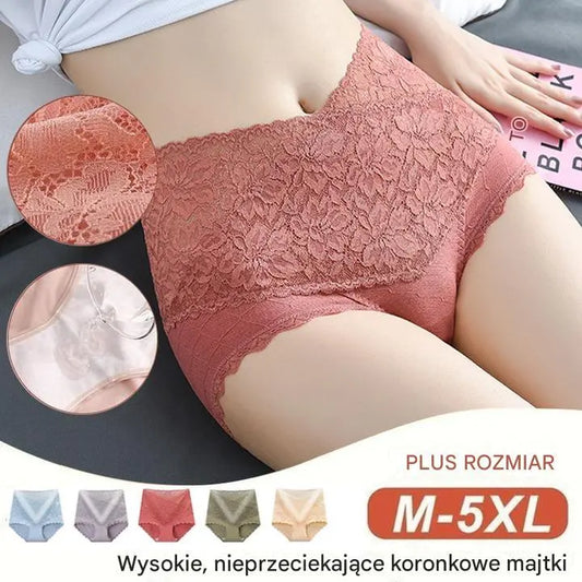 🔥 6 szt. 👙 Antybakteryjne majtki damskie z wysokim stanem – miękka bawełna, komfort i świeżość każdego dnia ✨