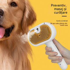 Pieptene pentru îndepărtarea părului de pisică și câine, pieptene pentru câini, pieptene pentru animale de companie, pieptene spray pentru pisici