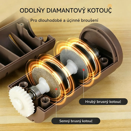 ⏳ Sleva 40 %! 🔪 Multifunkční akumulátorový elektrický brousek na nože, dobíjecí ✨