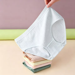 【7 kusů]】Dámské pokročilé antibakteriální prádlo s vysokým pasem, vhodné pro ženy o hmotnosti 【35-90kg】
