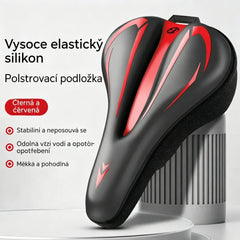 🚲Potah na sedlo horského kola, vyrobený z silné, voděodolné, ultra měkké silikonové kůže.
