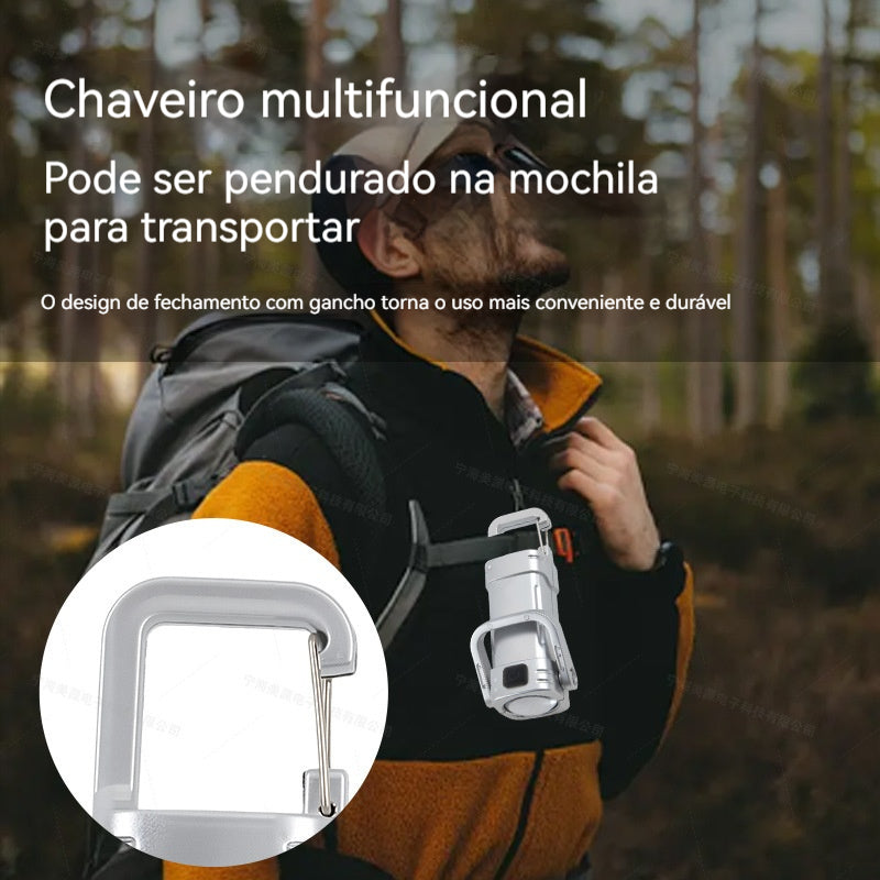 🔥【Compre 1, leve 1 grátis】🔥 Mini lanterna de chaveiro super brilhante e à prova d’água