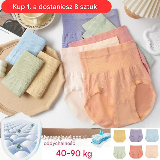 👙✨ -50% DZIŚ! 8 par fig wyszczuplających brzuch 🔥 Wysoki stan, efekt WOW!