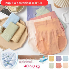 👙✨ -50% DZIŚ! 8 par fig wyszczuplających brzuch 🔥 Wysoki stan, efekt WOW!