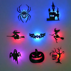 Halloweenské samolepky na zeď, které svítí ve tmě