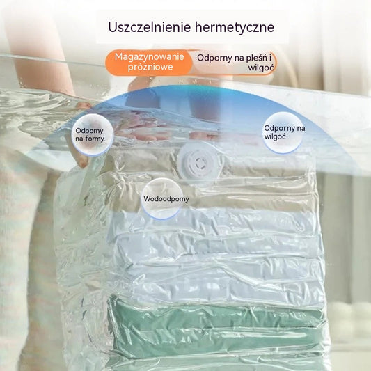✨ 5 szt. 💨 Worki próżniowe bez pompki – więcej miejsca w walizce i szafie! ✈️🏠