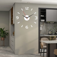 🕒✨ Zegar ścienny 3D LED – bez wiercenia! Zamontuj w kilka minut i odmień swoje wnętrze 🏠