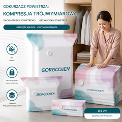 🧳 5 szt. za 119 zł! 💨Oszczędź do maksimum miejsca! Bez pompki, szczelne i łatwe w użyciu!