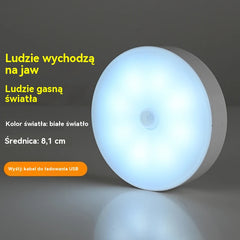 🏡【Kup 2, otrzymaj 2】💡Inteligentne światło LED wykrywające ruchy ciała człowieka, łatwe do ładowania i praktyczne