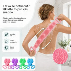 🧼Koupací ručník ze silikonu, dvojitá vrstva, dlouhý a hustý (70 cm/180 g) – Limitovaná nabídka: kup jeden a dostaneš jeden zdarma (dostaneš 2 kusy v barevné krabičce)! ✨