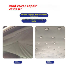 [30 pieces] Car roof tarpaulin detached, secured with nail clips, allowing for easy modification and restoration of car interior without disassembly (includes installation tool kit + screwdriver + towel)