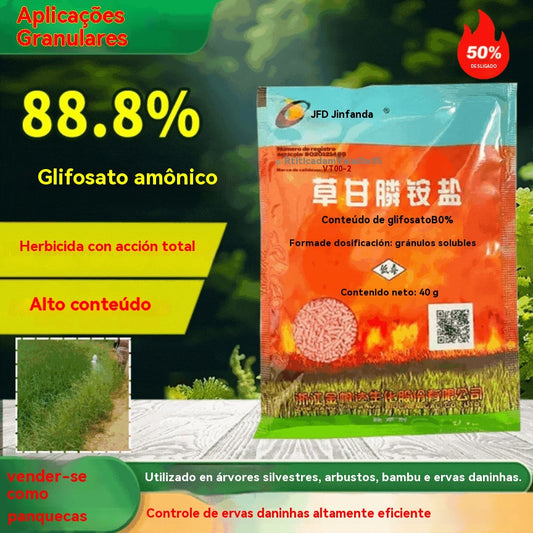 🌿【Compre 3 e Leve 2 Grátis】Herbicida à base de glifosato para ervas daninhas🌳🌸🌱 Elimina a podridão radicular e mata as raízes das ervas daninhas