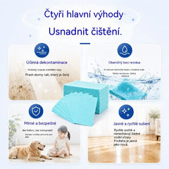 💦🏡【3 balení celkem 90 tablet】Vodou rozpustné utěrky na čištění podlahy