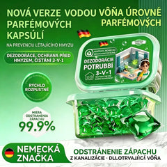 3 balenia (150 tabliet) za pouhých 580 českých korun! 🔥🎉 Bioenzymové kapsle účinně odstraňují zápach z kanalizace.