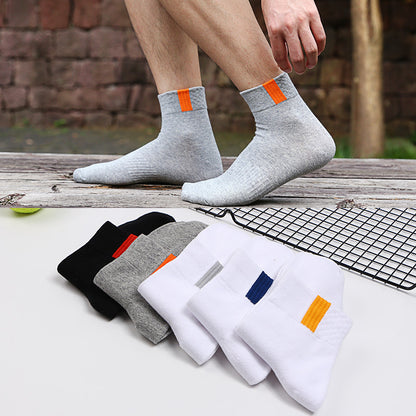 🧦【Compre 5 e Leve 5 Grátis】 Meias Esportivas Masculinas Respiráveis, Antiodor e Absorventes de Suor