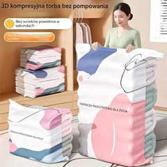 🧳【Zestaw 5 sztuk – 21.8zł / sztuka】🔥Duże worki próżniowe do przechowywania: wzmocnione, szczelne i odporne na wilgoć; nie wymagają pompy; wyposażone w wygodny zawór typu twist-lock💨