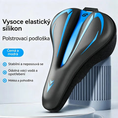 🚲Potah na sedlo horského kola, vyrobený z silné, voděodolné, ultra měkké silikonové kůže.