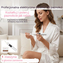 ✨ Elektryczna pilnikarka do grubych paznokci 💅⚡ Domowa pielęgnacja jak w salonie