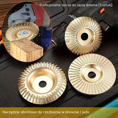 ⚙️🧰【Zestaw 3 sztuk】Wielofunkcyjne tarcze ścierne, odpowiednie do szlifierek kątowych do obróbki drewna