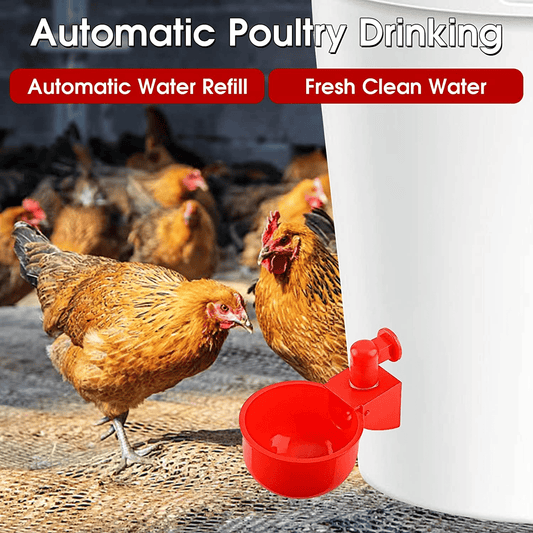20-piece set - Automatic Poultry Drinking Bowls