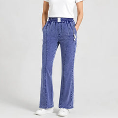 👖【M–4XL】Dámské strečové džíny s vysokým pasem