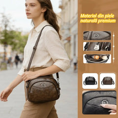 👜【Prémiový materiál z pravé kůže】Elegantní dámská kabelka přes rameno