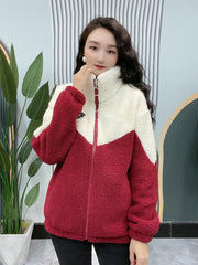 🆕 Novinka - sleva 50 % 🔥 Dámská teplá fleecová bunda M–4XL | Měkká a pohodlná, ideální na zimu ❄️