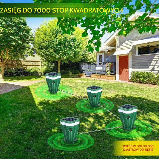 Promocja produktu - 50% zniżki ☘️ Wodoodporny solarny odstraszacz zwierząt