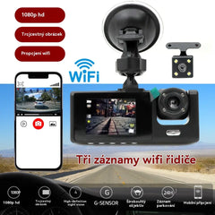 🚗🚗Nahrávejte v HD 1080p rozlišení zevnitř vozu pomocí couvací kamery.