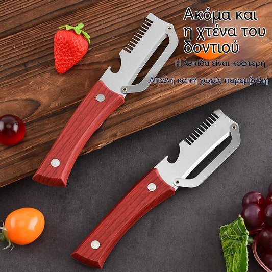 🔥 Kup 1 + 1 GRATIS! 🧅 Bez łez przy cebuli! Obieraj, kroj i otwieraj butelki jednym narzędziem 3w1 🔪