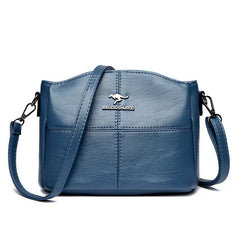 🔥👜👜 Nová kabelka přes rameno z pravé kůže, ručně vyrobená v retro stylu, moderní a všestranná.