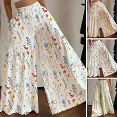 🌸 S-2XL Modne spodnie damskie z szeroką nogawką ✨ Wygodne, wyszczuplające i idealne dla każdej sylwetki 💕