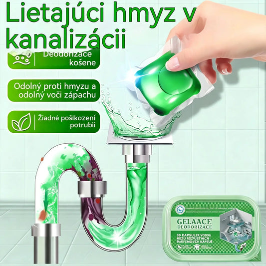 3 balenia (150 tabliet) za pouhých 580 českých korun! 🔥🎉 Bioenzymové kapsle účinně odstraňují zápach z kanalizace.