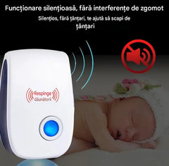 🔥【3buc】Repelent fizic silențios cu ultrasunete pentru șobolani și insecte respingător de rozătoare