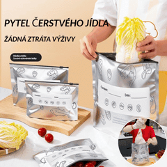 🥩【30 kusů】Sáček z hliníkové fólie potravinářské kvality se zipem pro zachování čerstvosti, vhodný do domácí lednice