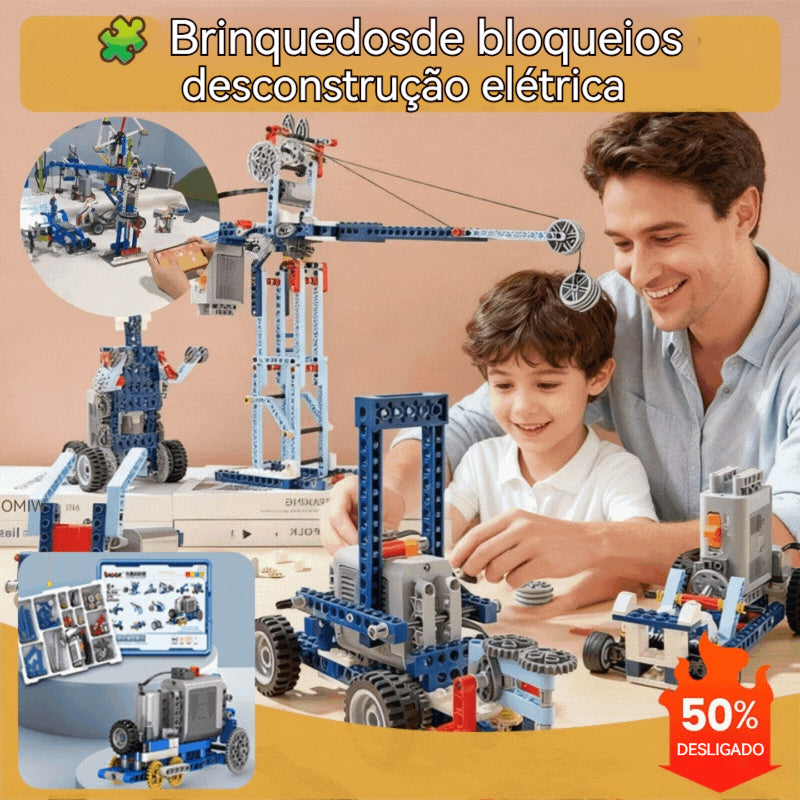 🔥Blocos de Montar Elétricos Compatíveis com Robô Programável LEGO