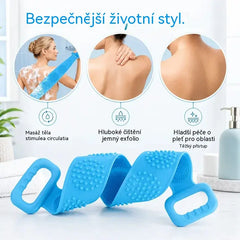 🧼Koupací ručník ze silikonu, dvojitá vrstva, dlouhý a hustý (70 cm/180 g) – Limitovaná nabídka: kup jeden a dostaneš jeden zdarma (dostaneš 2 kusy v barevné krabičce)! ✨