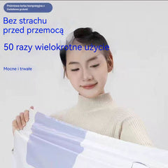 🔥 Bestseller 🧳 5 worków próżniowych za 119 PLN 💨Worki próżniowe bez pompki – odzyskaj miejsce w walizce i szafie! ✨
