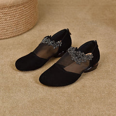 ✨50% Zniżki 【Rozmiary 35-41】🏆 Nowość Damskie Buty na Obcasie z Ażurową Siatką i Miękką Podeszwą