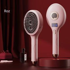 💆‍♀️Pieptănul de masaj cu funcție de pulverizare relaxează scalpul și este potrivit pentru coafarea și îngrijirea părului acasă, având o funcție de masaj vibrator.