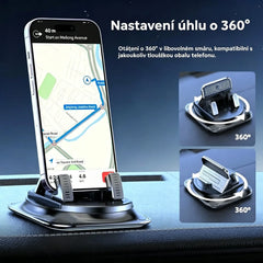 🔥【50% SLEVA】🚗 Bezpečné a chytré: Ultimátní 2v1 držák na telefon do auta! 🚗