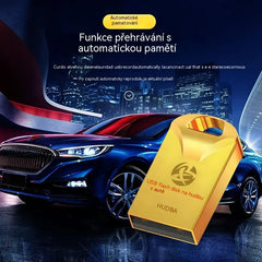 【32 GB】Vysoce kvalitní univerzální USB disk pro hudbu do auta 【2 500 populárních skladeb + 100 videí】