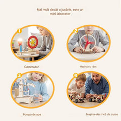 🧩Jucării tehnologice creative DIY - asamblează și învață cu componente electronice, educație STEM distractivă pentru copii 🚀📦