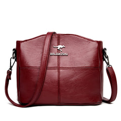 🔥👜👜 Nová kabelka přes rameno z pravé kůže, ručně vyrobená v retro stylu, moderní a všestranná.