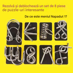 [Set de 3 piese] Jucării pentru copii, inel inteligent de tragere, dezvoltă creierul copiilor