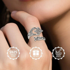 【Cumperi 1, primești 1 cadou】Inel din argint 925 S925 cu nod celtic