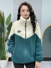 🆕 Novinka - sleva 50 % 🔥 Dámská teplá fleecová bunda M–4XL | Měkká a pohodlná, ideální na zimu ❄️