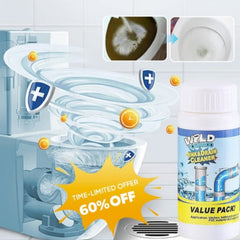 🛁💦【Kupte 1 a získejte 1 zdarma】🌟Čistič dřezů a odpadů: Pěna s vysokou hustotou z extraktů a rozkladných enzymů.