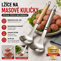 【2 ks】Forma na masové kuličky z nerezové oceli 304 – ideální pro přípravu masových a rybích kuliček, perfektní pro domácí vaření 🥄